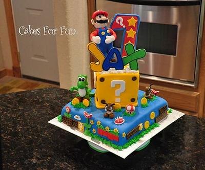 Mario Brothers Cake - Cake by Cakes For Fun
