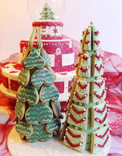 Christmas trees - Cake by Francesca Belfiore Dolcimaterieprime