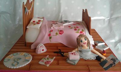 Bed cake....  - Cake by Ottiescakery