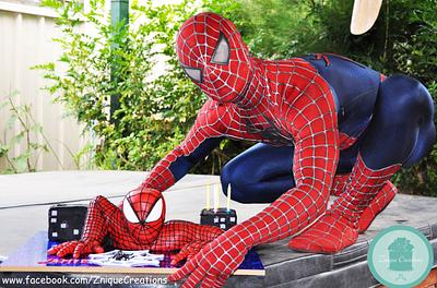 Spiderman Cake - Cake by Znique Creations