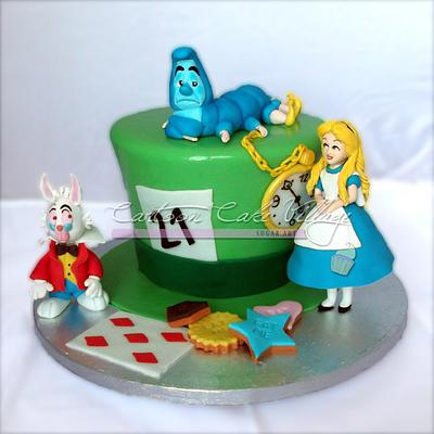Mad Hat for Alice - Cake by Eliana Cardone - Cartoon Cake Village