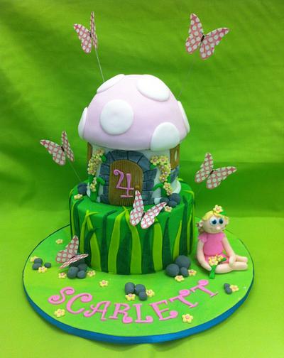 Fairy Muschroom house - Cake by Sublime Cake Creations