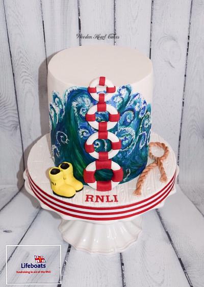 RNLI Collaboration Cake - Cake by Wooden Heart Cakes