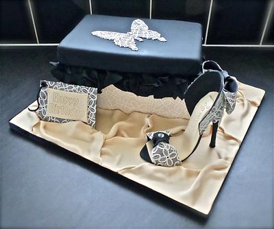 Lace shoe cake - Cake by Vanessa 