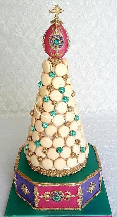 Pyramid of Macaroons - Cake by Fées Maison (AHMADI)