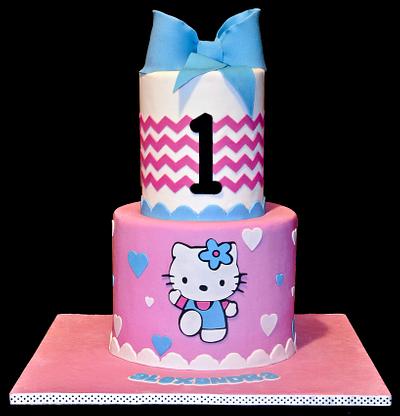 Hello Kitty - Cake by Sandy Lawrenson - Sweet 'n  Sassy