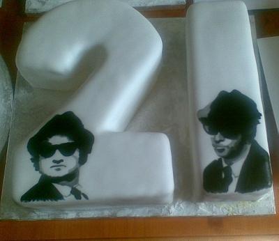 Blues Brothers - Cake by Anne dillon