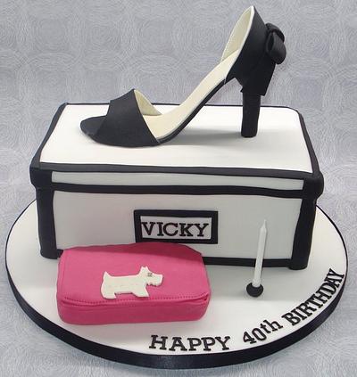 Shoe Box cake - Cake by That Cake Lady