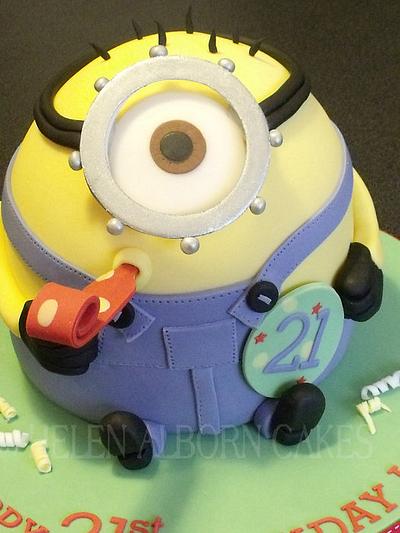 Minion Mania continues... - Cake by Helen Alborn  