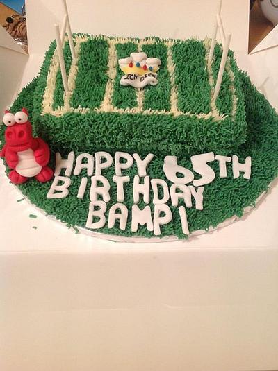 Welsh Rugby Fan Cake - Cake by Jodie Taylor
