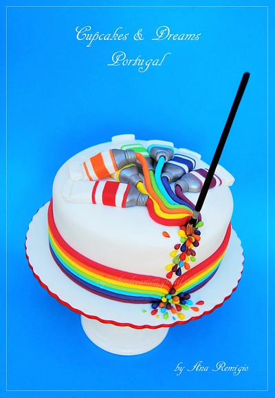 COLORFUL LIFE... - Cake by Ana Remígio - CUPCAKES & DREAMS Portugal