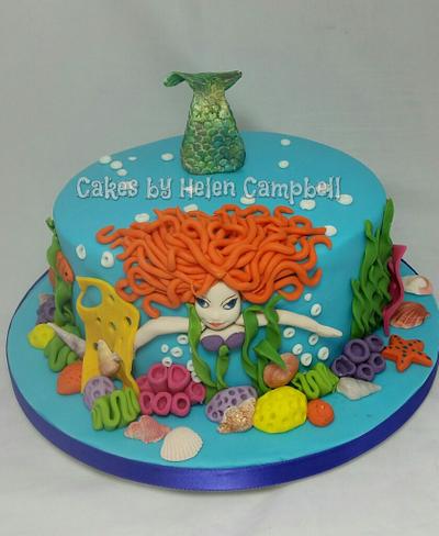 mermaid cake - Cake by Helen Campbell