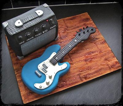 Guitar and Amp cake - Cake by Vanessa 