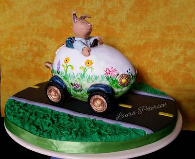 Bunny Car - Cake by Laura Peterson