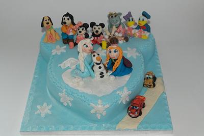 frozen clubhouse! - Cake by Justine