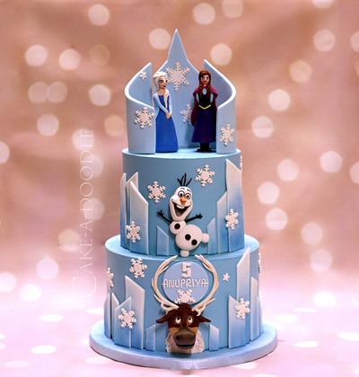 Frozen - Cake by Nimitha Moideen