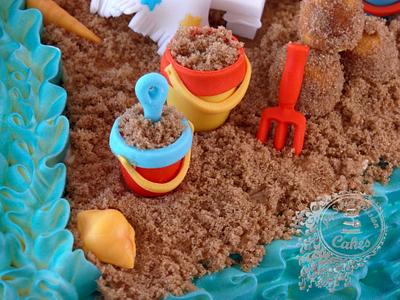 Play on the beach - Cake by Beata Khoo