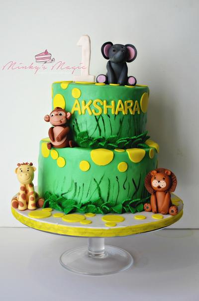 Animal Safari Cake - Cake by Meenakshi (Minky's Magic)