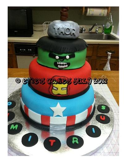 Avengers Cake - Cake by BlueFairyConfections
