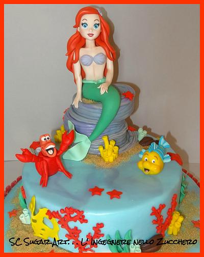 The little mermaid cake - Cake by Sc Sugar Art L'ingegnere nello Zucchero