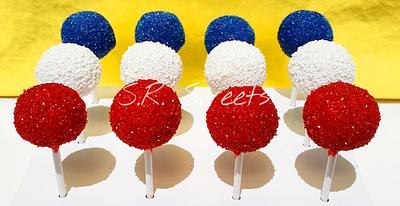🎆4th of July cake pops🎆 - Cake by SRsweets