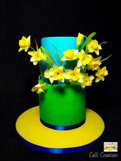 Spring Cake Fundraiser - Cake by Calli Creations