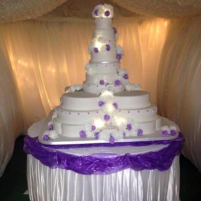 wedding cake  - Cake by pat & emma