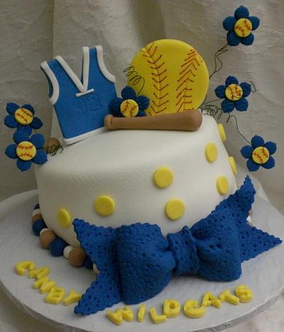 Softball Cake - Cake by Maggie Rosario