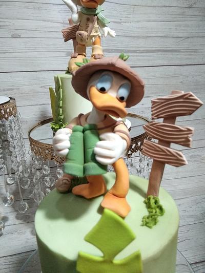 Donald en un Safari - Cake by Claudia Smichowski