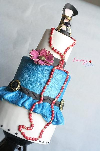 fashion cake for cake central  - Cake by Emmy 