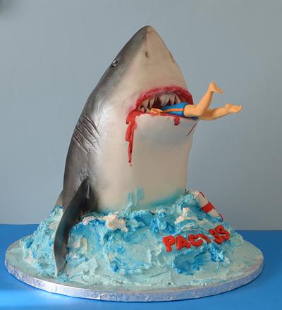 shark cake - Cake by teresagil