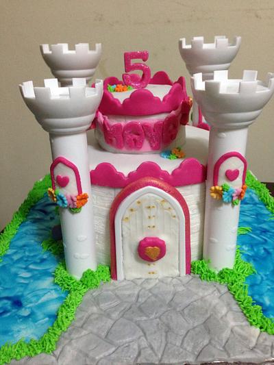Princess castle cake  - Cake by Yaya's Sugar Art