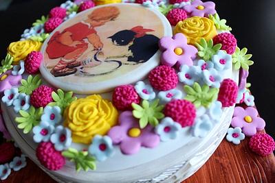 Vintage Birthday Cake - Cake by Sassy Cakes and Cupcakes (Anna)