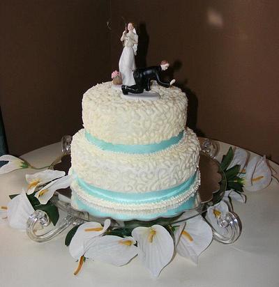 great catch wedding cake - Cake by Save Me A Piece ~ Deb