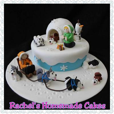 Alaskan Malamute cake - Cake by Rachel's Homemade Cakes 