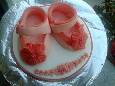 scarpine bomboniera nascita - Cake by FRELIS77