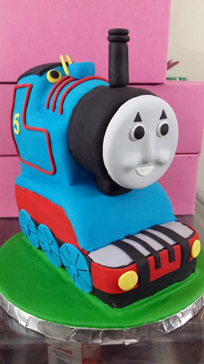 Thomas the Train - Cake by Nicole Verdina 