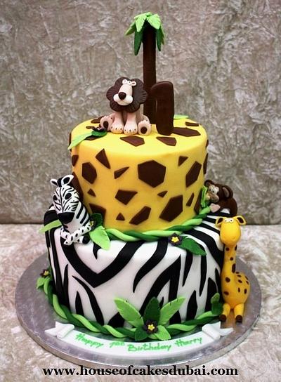 Jungle cake - Cake by The House of Cakes Dubai