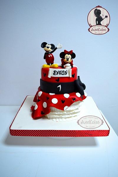 Mickey & Minnie  - Cake by Sweetcakes