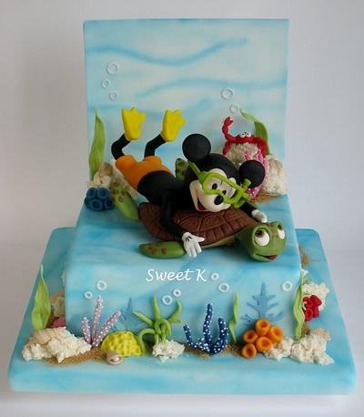 Mickey under the sea  - Cake by Karla (Sweet K)