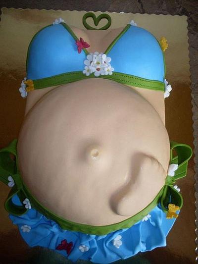 Belly cake for expectant mothers - Cake by Marta