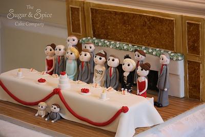 Top Table Wedding Cake - Cake by The Sugar & Spice Cake Company