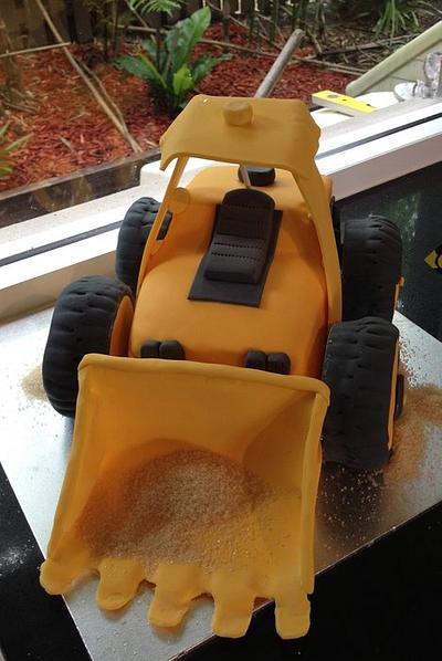 Digger  - Cake by The cake shop at highland reserve