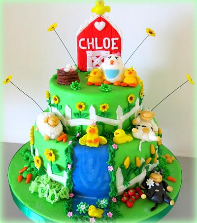 Chloe's farm cake - Cake by Sugar&Spice by NA