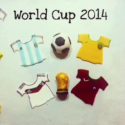 World Cup Cupcake Toppers - Cake by PastaLaVistaCakes