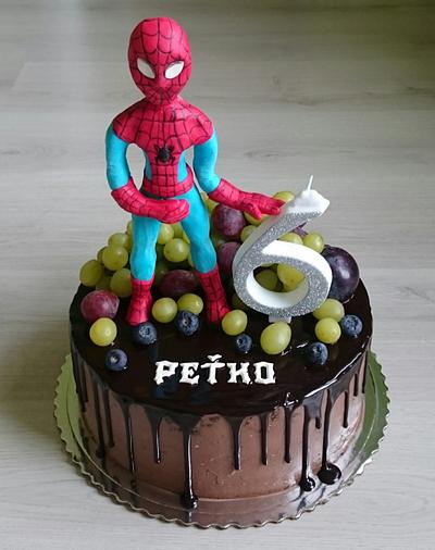 Chocolate birthday cake with fresh fruits - Cake by AndyCake