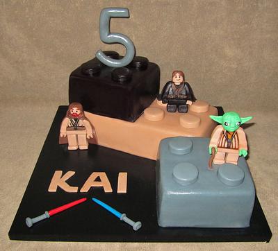 Lego Star Wars Cake - Cake by Cuteology Cakes 