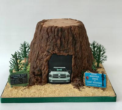 Giant Sequoias  - Cake by Lorraine Yarnold