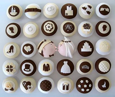 Wedding cupcakes as featured in Gurmet magazine - Cake by Hana Rawlings
