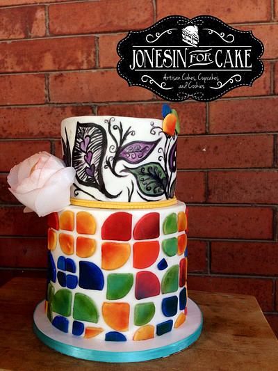 Whimsical meets modern  - Cake by Jonesin' for Cake